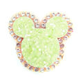 aplique mickey Verde BB strass